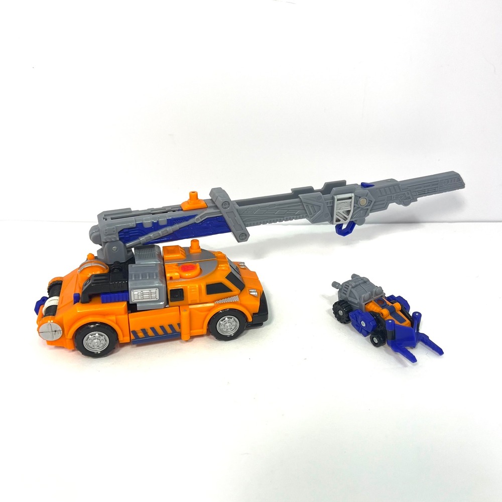 Transformers Armada Smokescreen w/ Liftor Minicon MC-04 Crane Truck Grap 2002